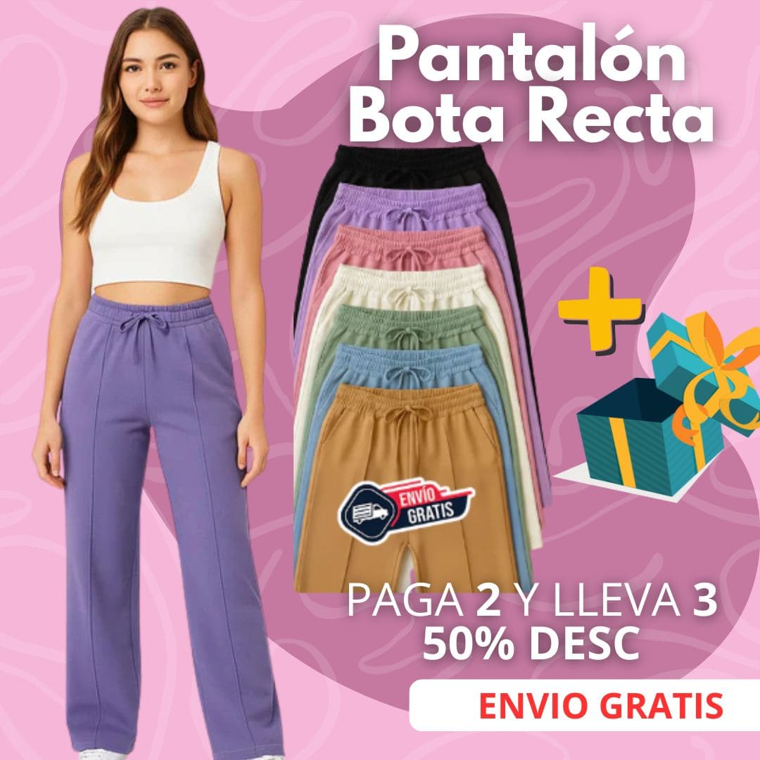 SUPER OFERTA😍 - Pantalón Premium Bota Recta Dama + 🎁